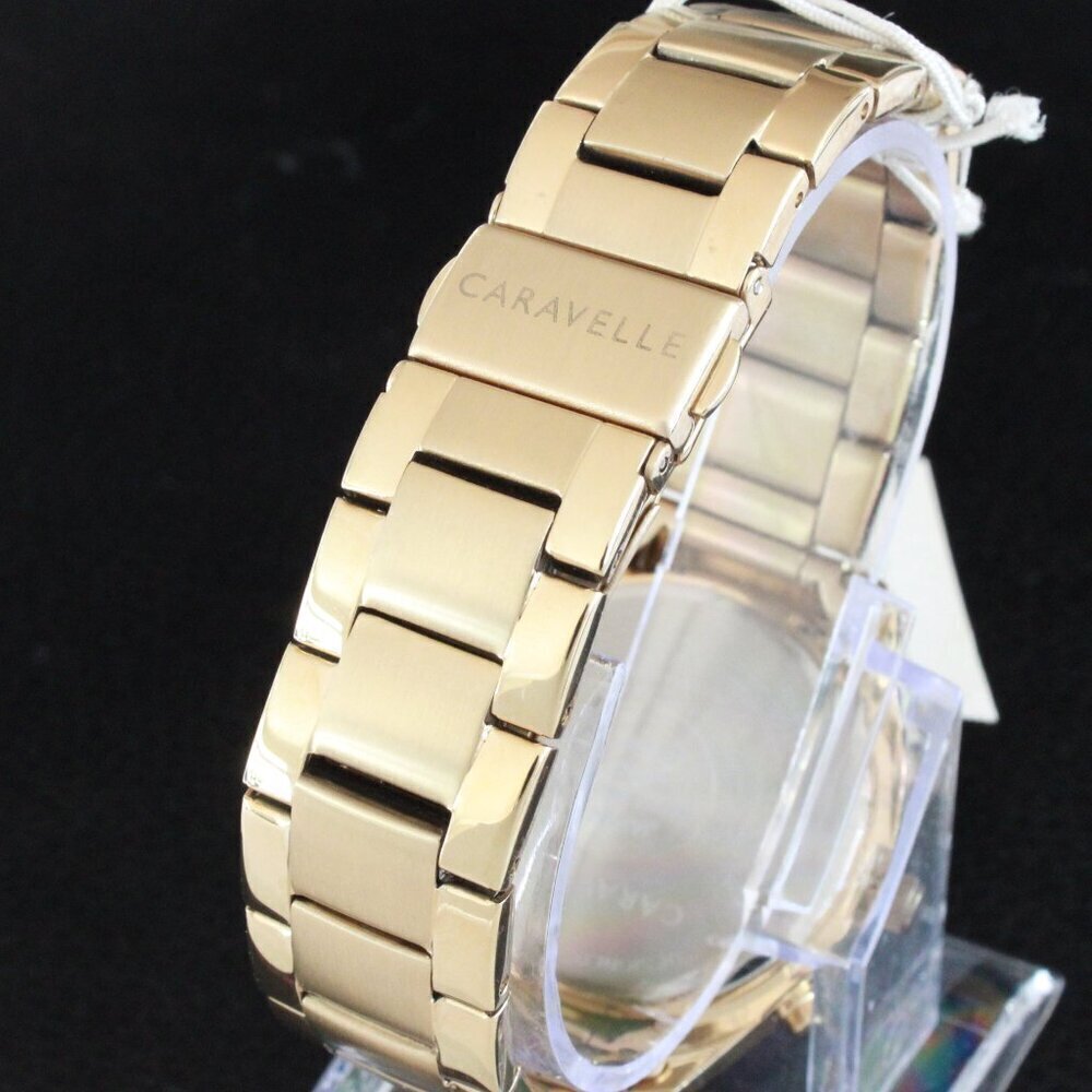 Caravelle Ladies Chronograph By Bulova Champagne Dial 36mm - Picture 11 of 12